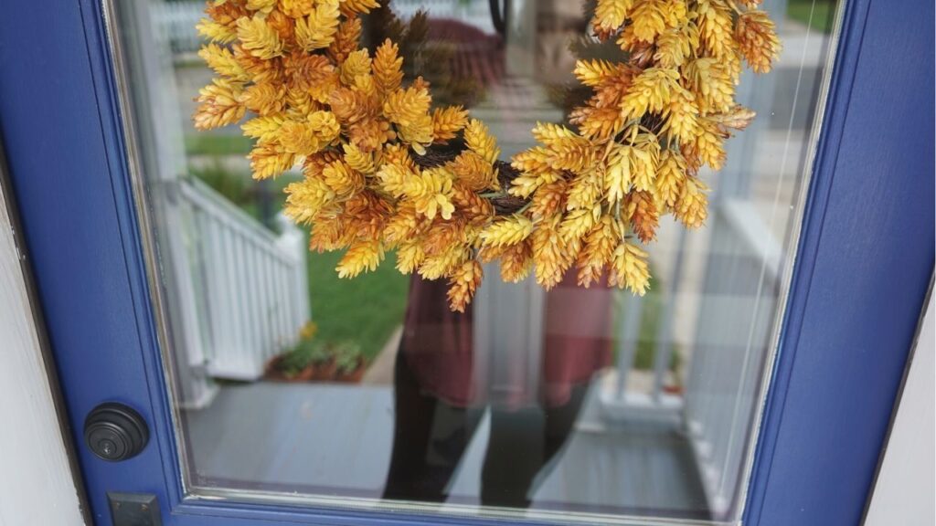 Fall Wreath Front Door