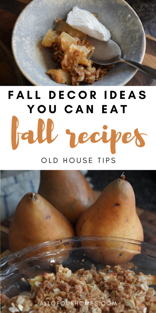 Fall Decor Zero waste with recipes