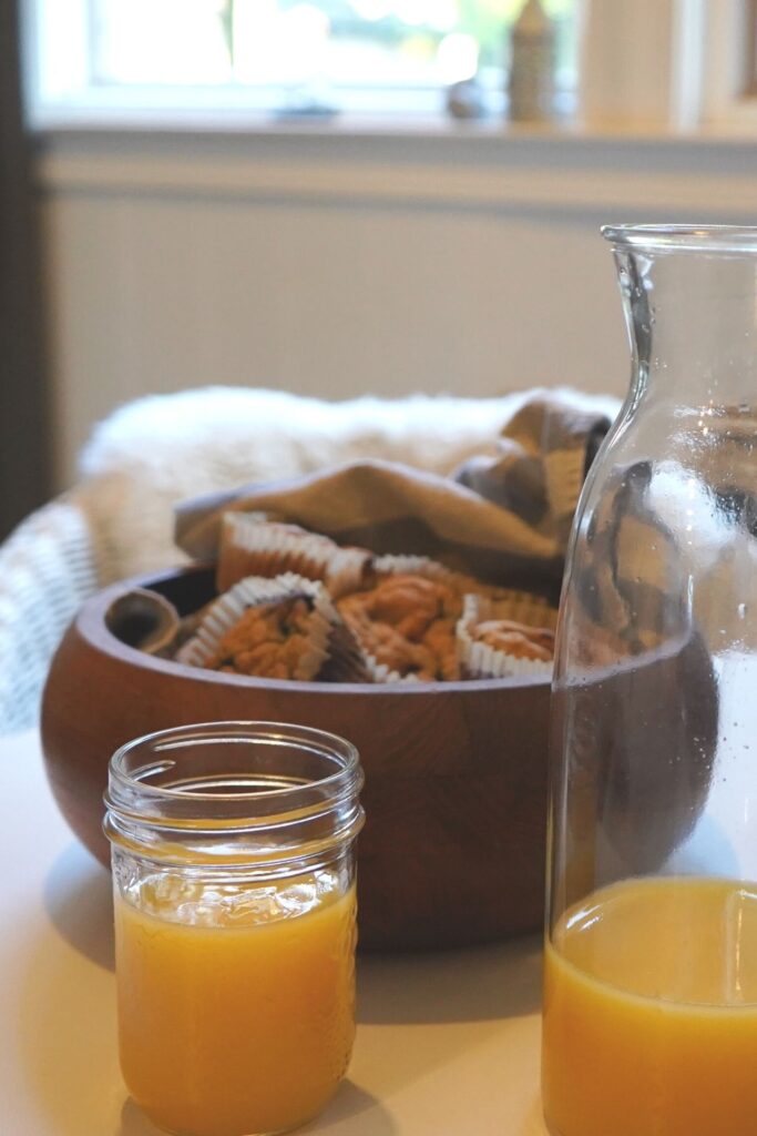 hygge breakfast nook muffins