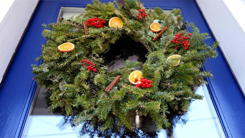 Scandinavian Christmas wreath