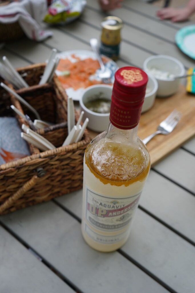 Midsummer food aquavit